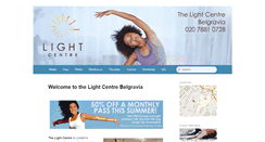 Desktop Screenshot of lightcentrebelgravia.co.uk